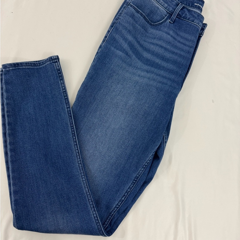 Old Navy Women's Classic Blue Wow Skinny Jeans‎ - Picture 4 of 5